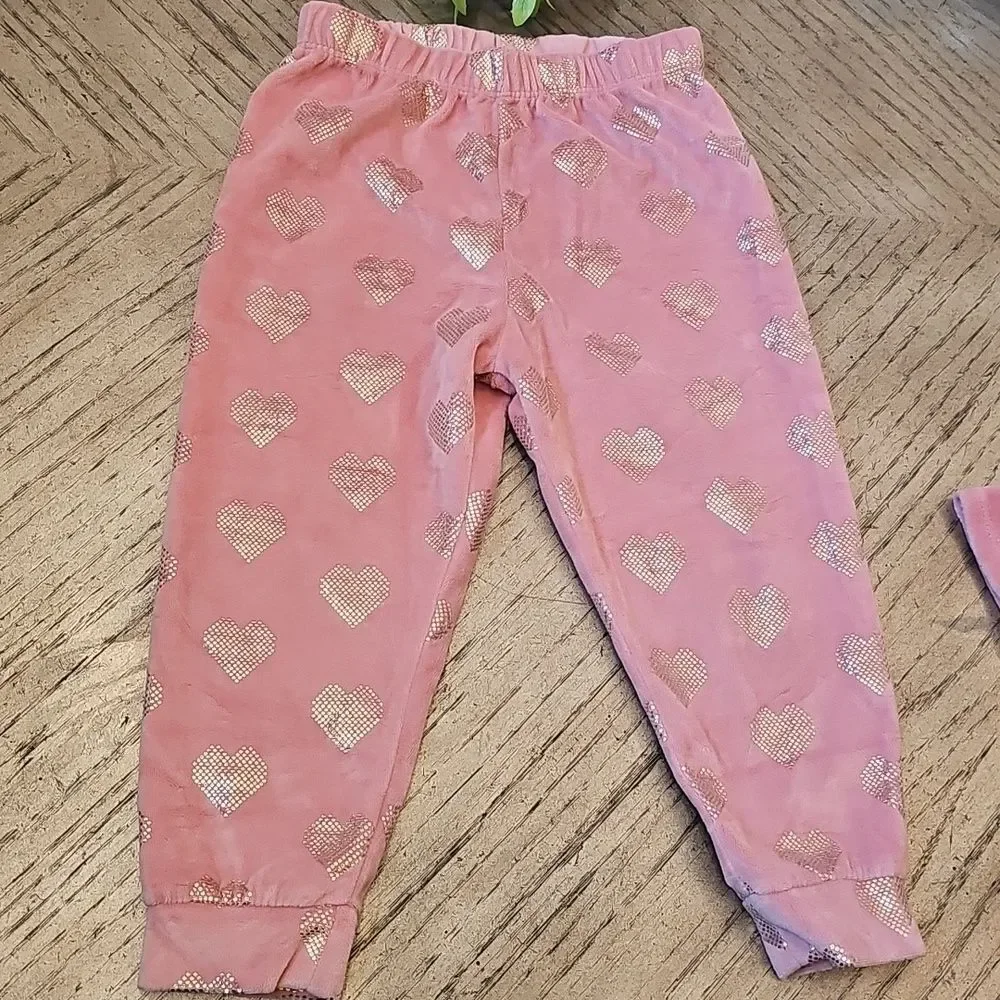 The Children's Place Pink Love Pajama Set 3T